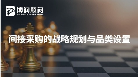 间接采购的战略规划与品类设置