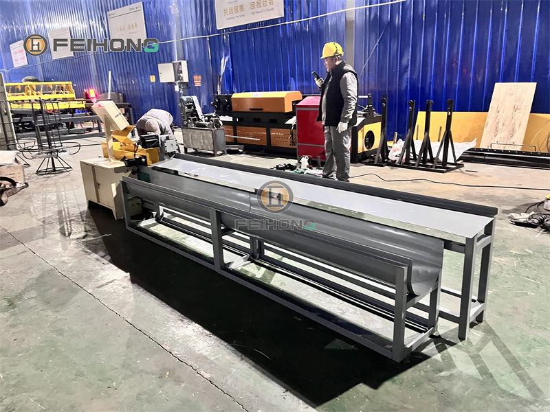 飛宏1套智能精密調(diào)直切斷機(jī)設(shè)備助力國際施工項目建設(shè)