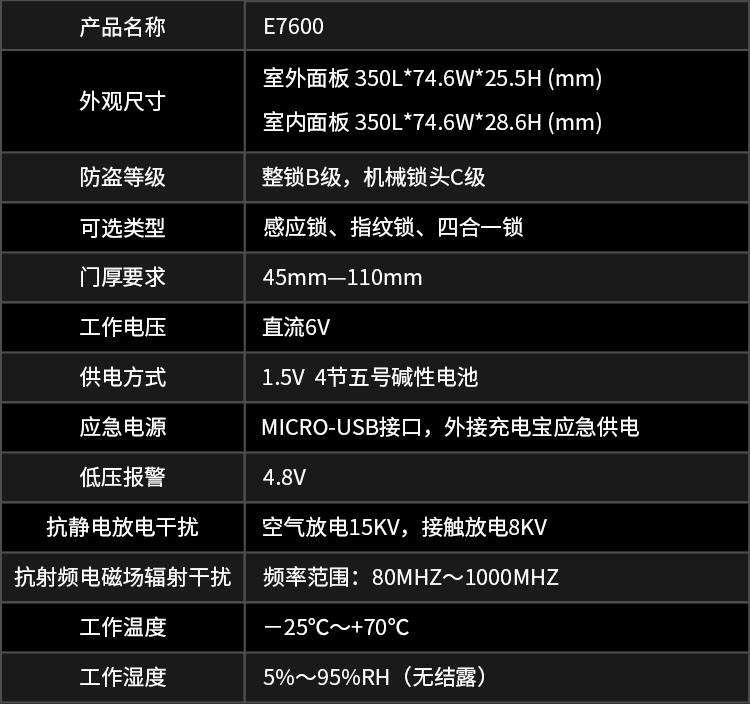 E7600智能门锁(1)