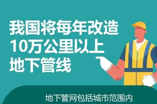 住建部消息丨每年超10万公里改造，我国管网行业迎发展新机遇！