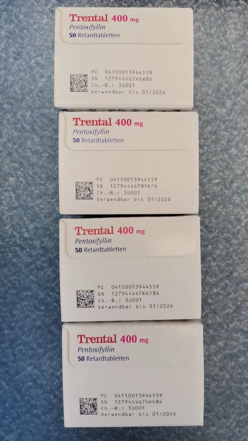 己酮可可碱缓释片（参比制剂）