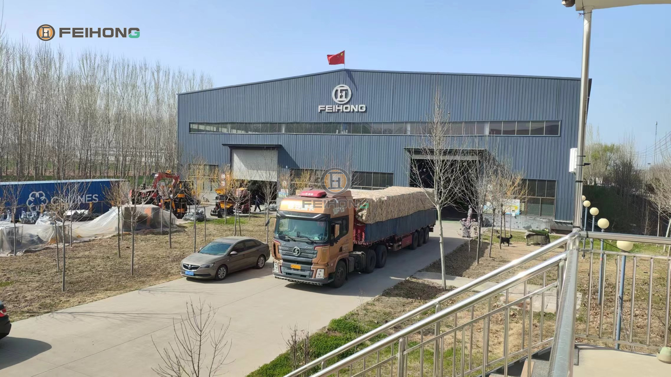 喜訊！熱烈慶祝飛宏5套數(shù)控鋼筋加工設備裝車完畢順利發(fā)出