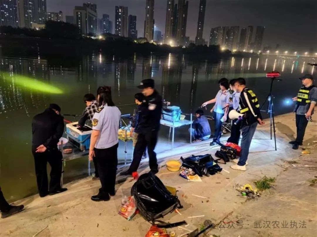 武汉市汉阳区多部门开展夜间联合禁捕执法行动