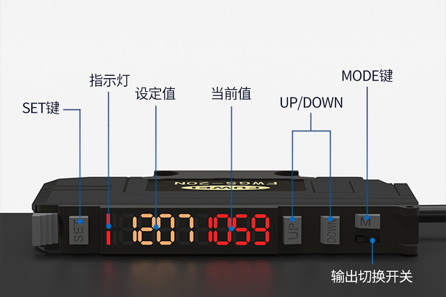 智能识别、高精度检测的理想选择：富唯FWGS-20系列颜色传感器