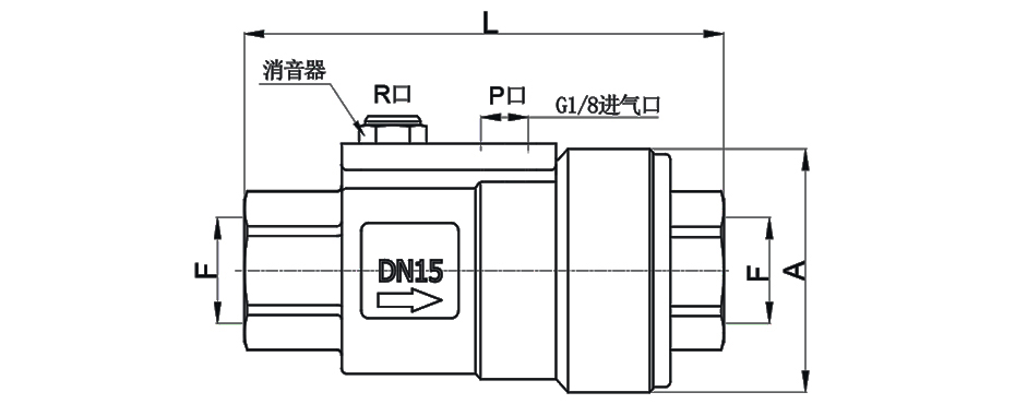 OSAQK一體式二通微型高壓氣控閥