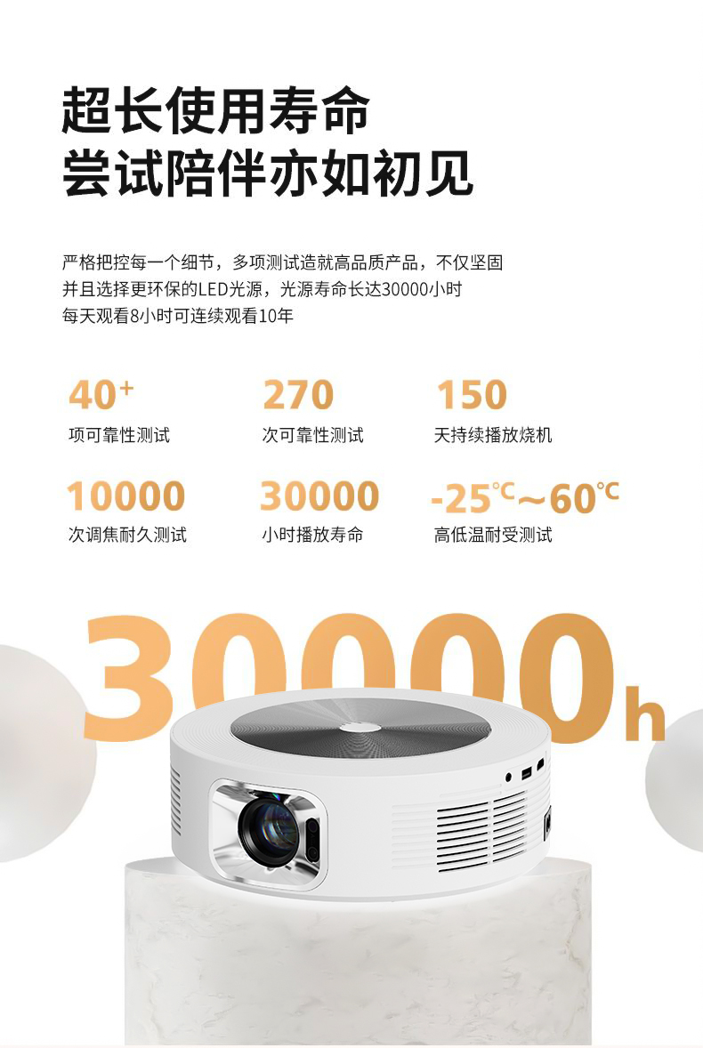 轰天炮投影仪Y68