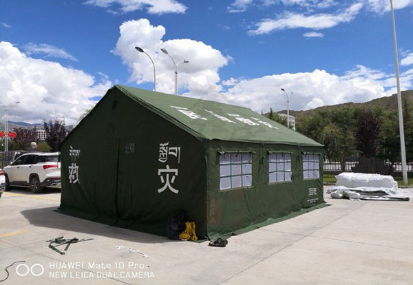 救灾帐篷怎么搭