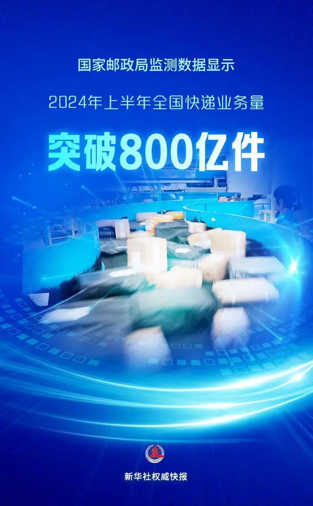 全国快递业务量突破800亿件 用时6个月 全国快递业务量突破800亿件 用时6个月