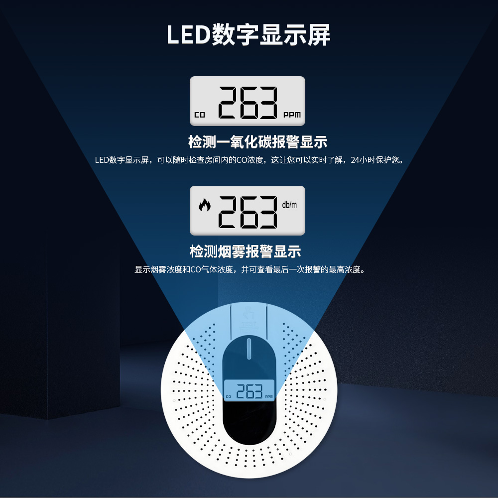 烟雾和一氧化碳报警器
