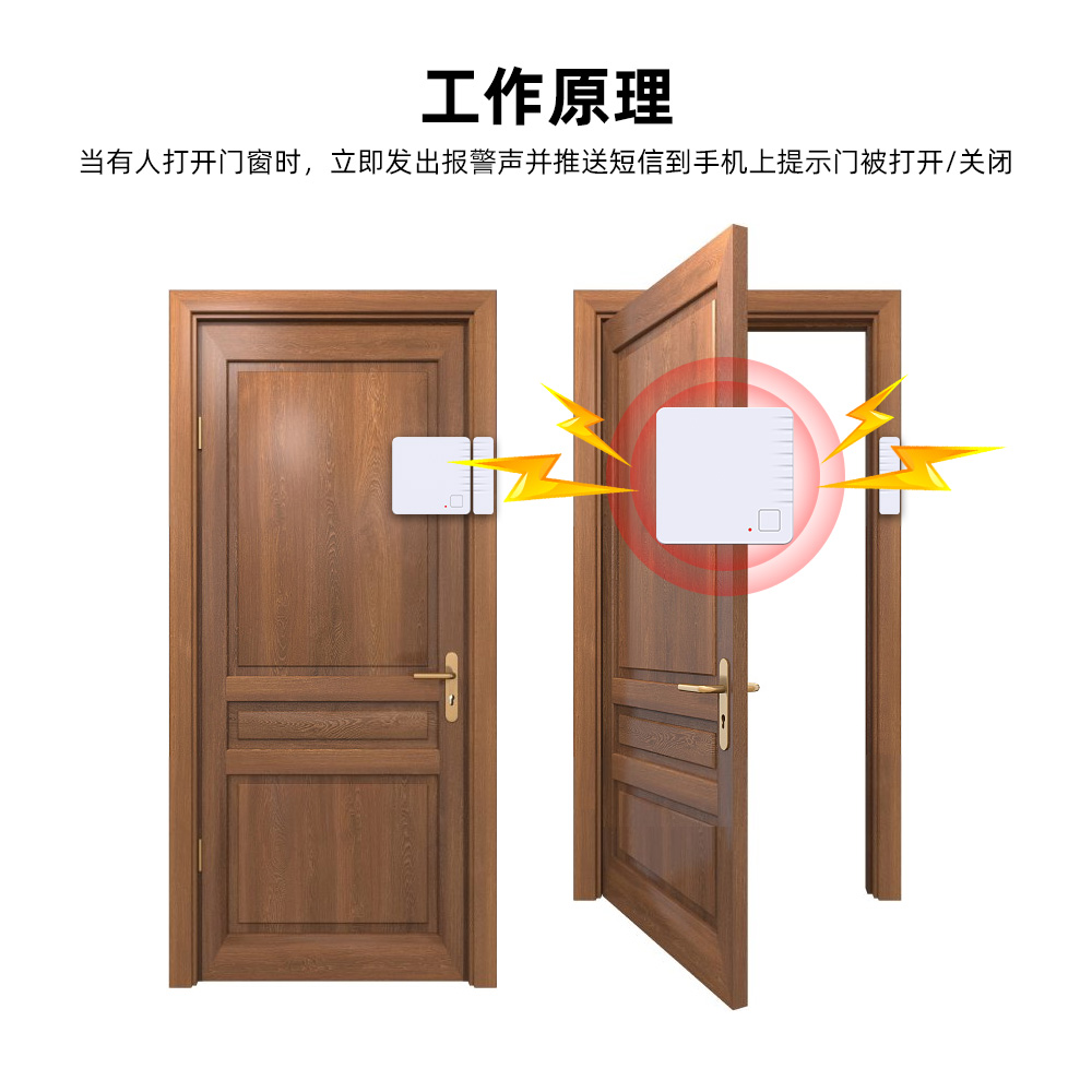 涂鸦WIFI智能门磁报警器