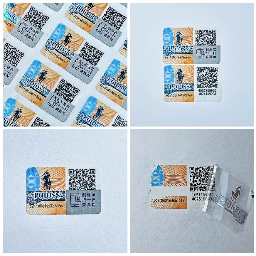 塑膜揭刮雙效全留底二維碼防偽標(biāo)貼 防轉(zhuǎn)移防竄貨標(biāo)簽 塑膜揭刮雙效全留底二維碼防偽標(biāo)貼 防轉(zhuǎn)移防竄貨標(biāo)簽