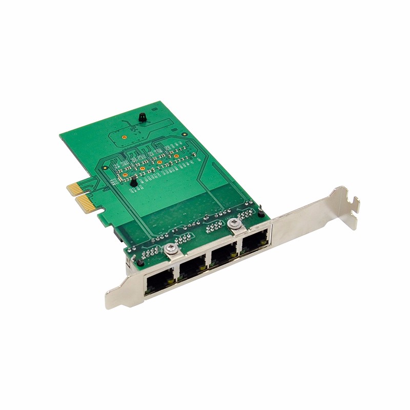 【四口千兆】京华PCI-E网卡INTEL 82571原装芯片服务器网卡（一年换新）