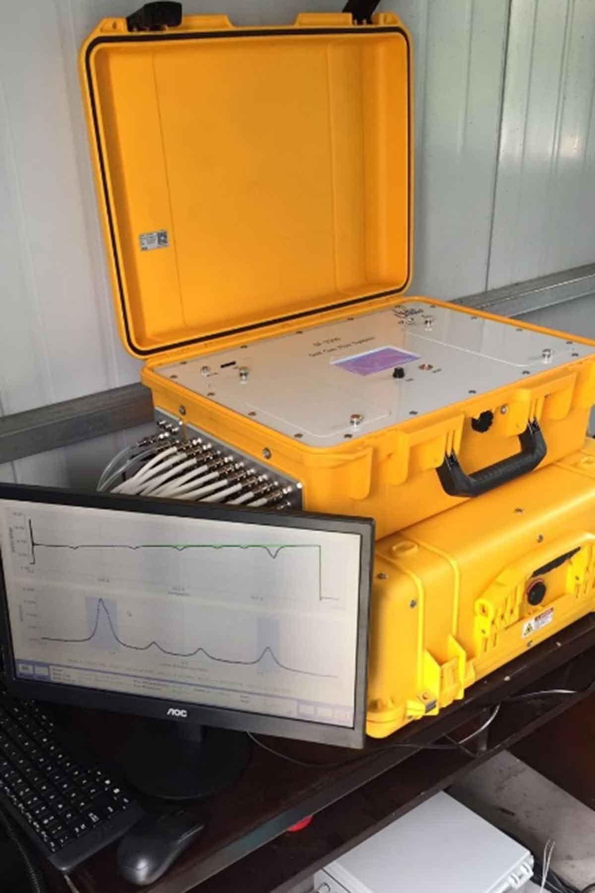 南京农业大学如皋实验基地CO2、CH4、N2O大型群落同化箱通量测量系统