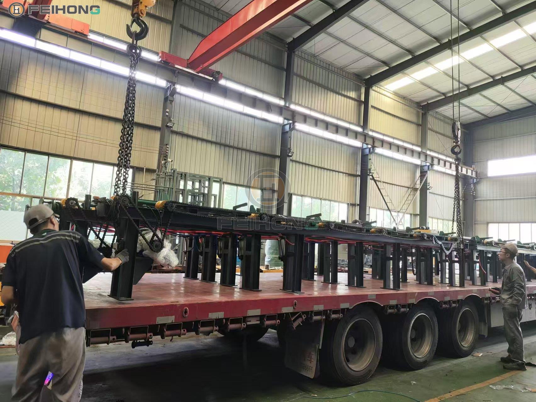 喜訊！熱烈慶祝飛宏1套數(shù)控鋼筋加工設(shè)備裝車(chē)完畢順利發(fā)出