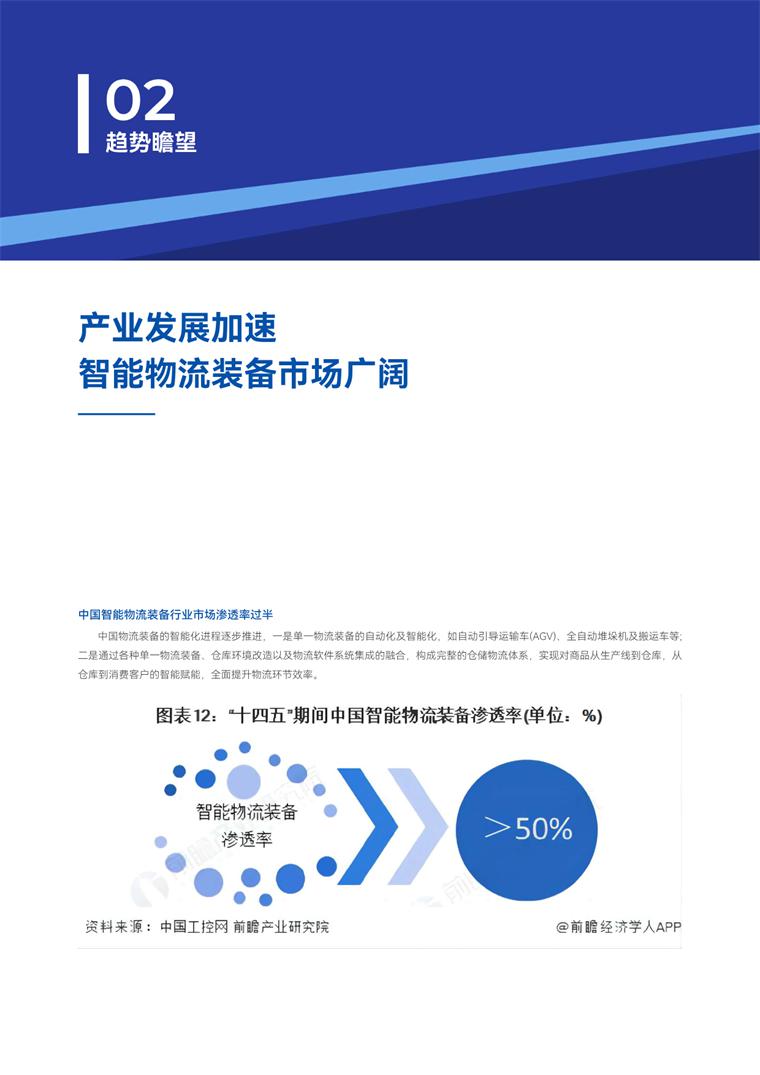 全球现代物流产业发展趋势：商务部等 12 部门支持无人车、无人机、提货柜等智能物流设施铺设和布局