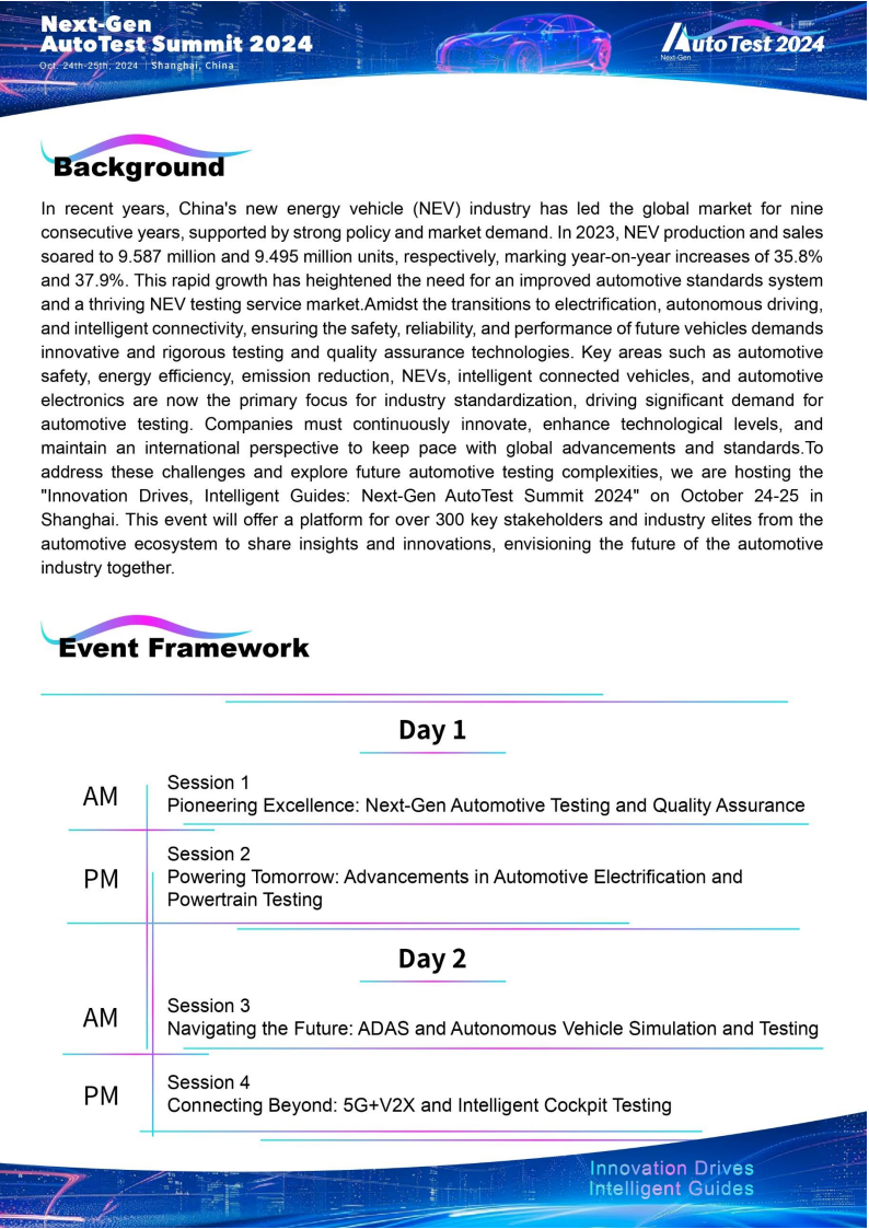 Next-Gen AutoTest Summit 2024