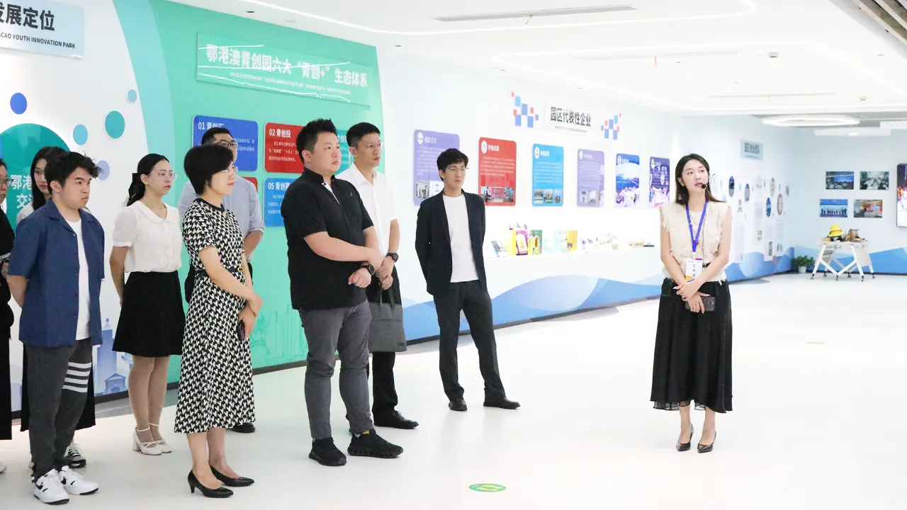 香港青年发展委员会一行到访鄂港澳青创园 香港青年发展委员会一行到访鄂港澳青创园