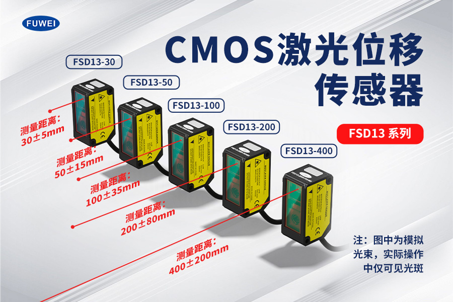 FSD13 系列 CMOS 激光位移传感器:5μm 级精准测量,1000Hz 高速响应,抗扰防水适配多场景 FSD13 系列 CMOS 激光位移传感器:5μm 级精准测量,1000Hz 高速响应,抗扰防水适配多场景
