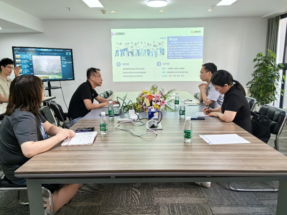  彭庆军院长一行赴武汉坤达安信息安全技术有限公司开展访企拓岗工作