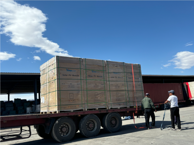 浙江拉斯维特物流成功实施中国能源建设集团光伏发电设备运输项目