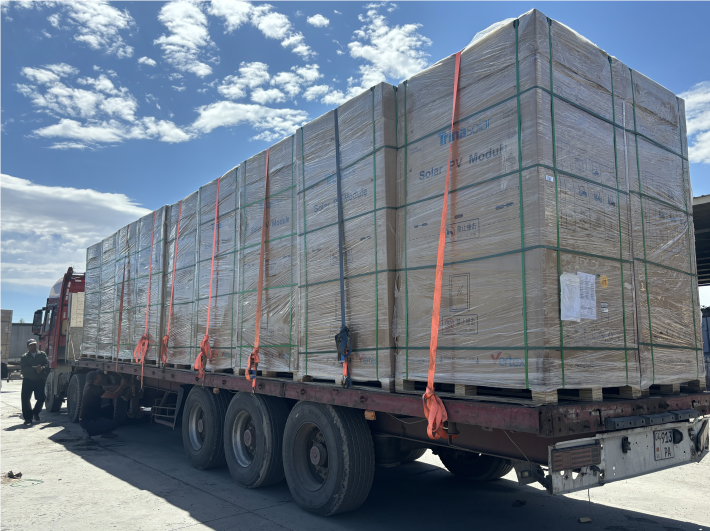 浙江拉斯维特物流成功实施中国能源建设集团光伏发电设备运输项目