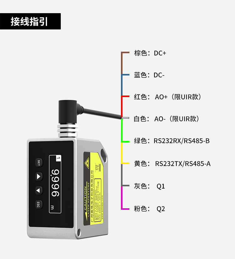 50米激光测距传感器