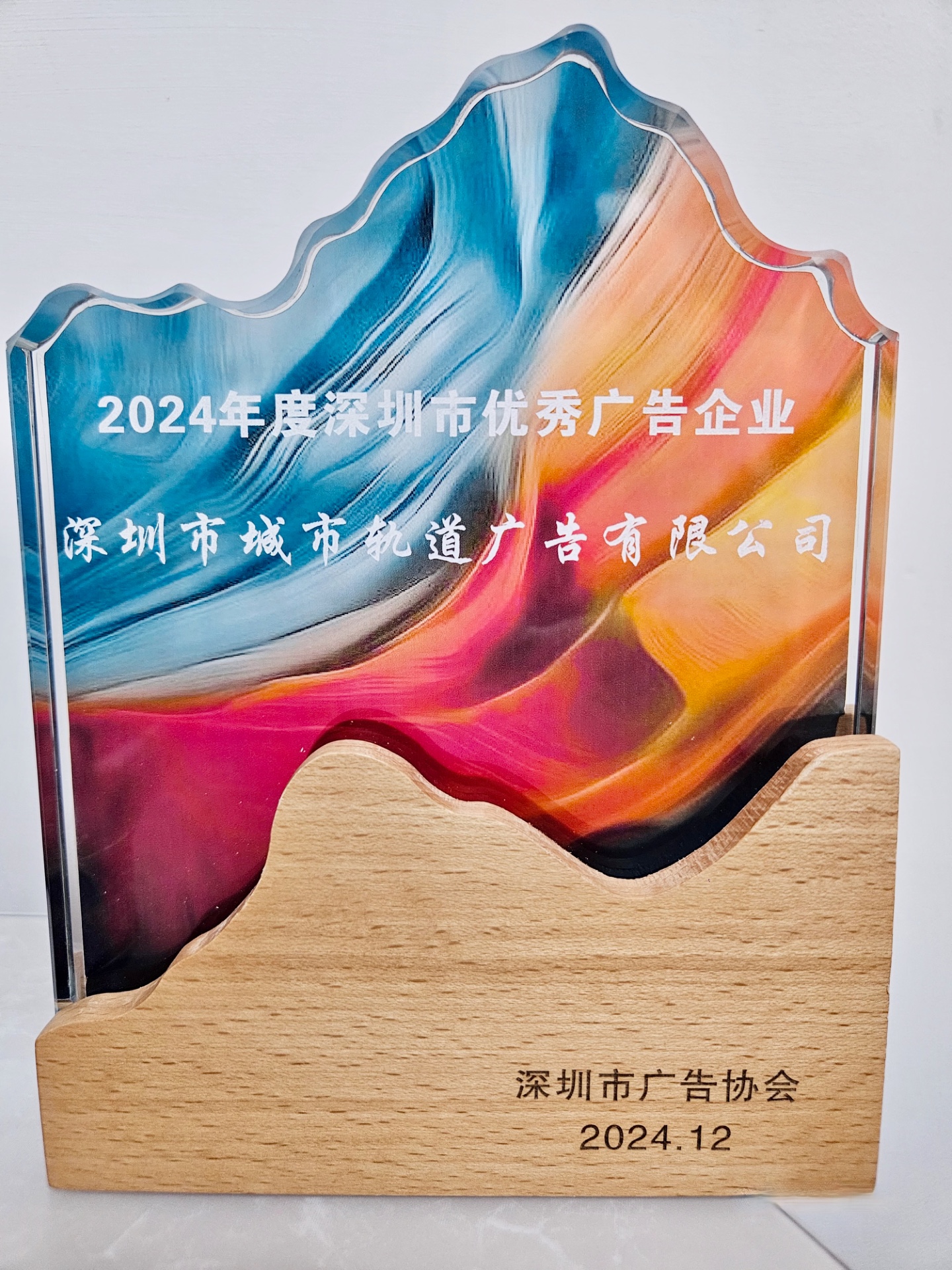 我司蝉联 2024年深圳市优秀广告企业奖