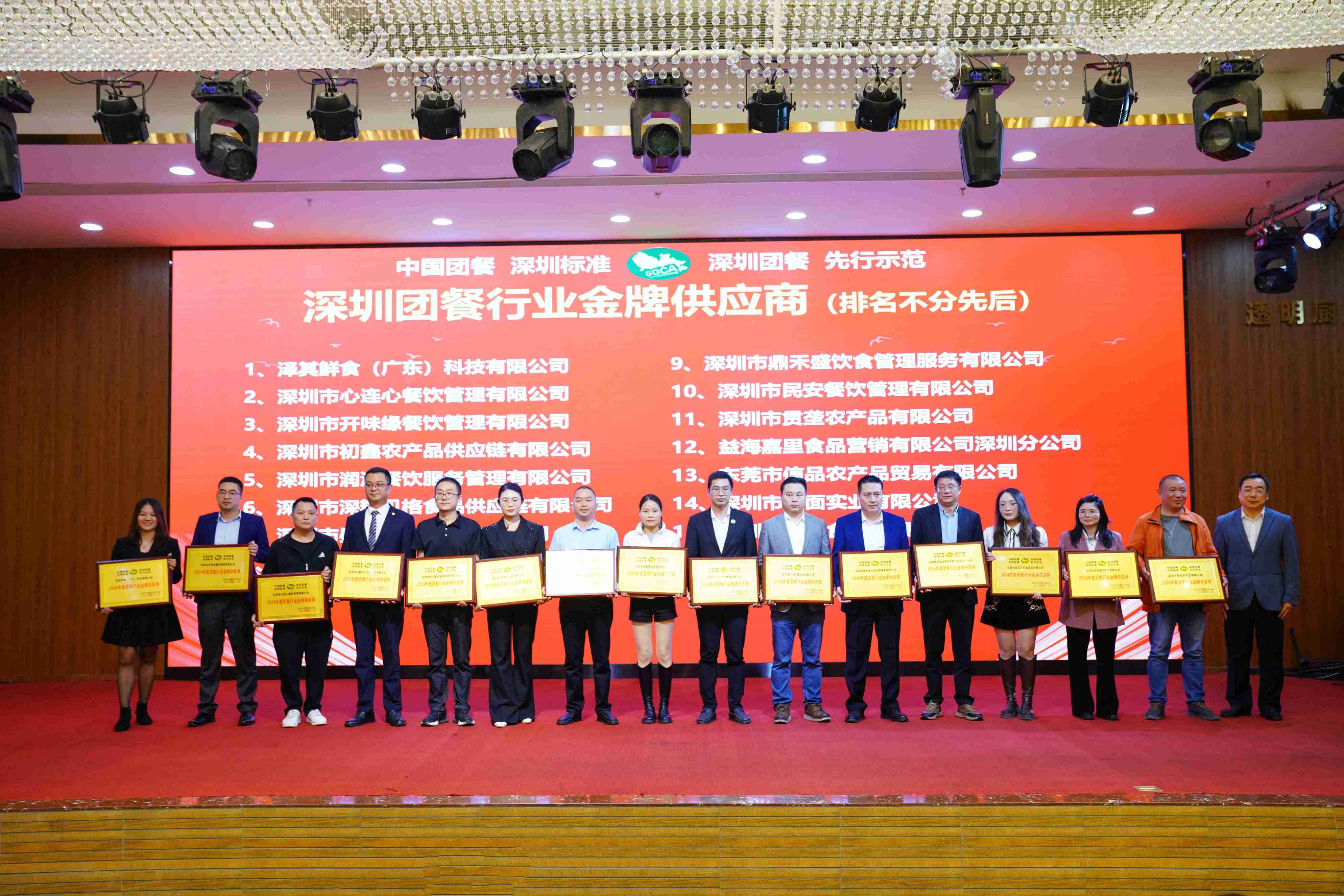 荣耀背后，匠心铸就辉煌 | 鼎禾盛喜提2024年度深圳团餐协会六大奖项