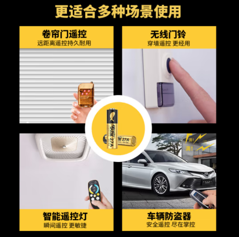 南孚12V27A传应 电池（5粒一板）