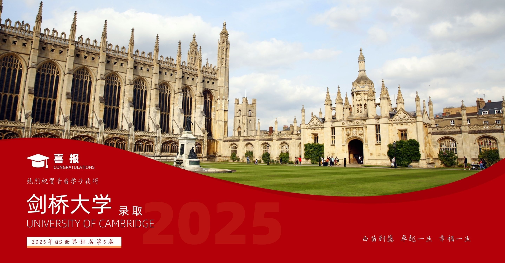 2025届澳门足球即时盘学子荣获剑桥大学录。