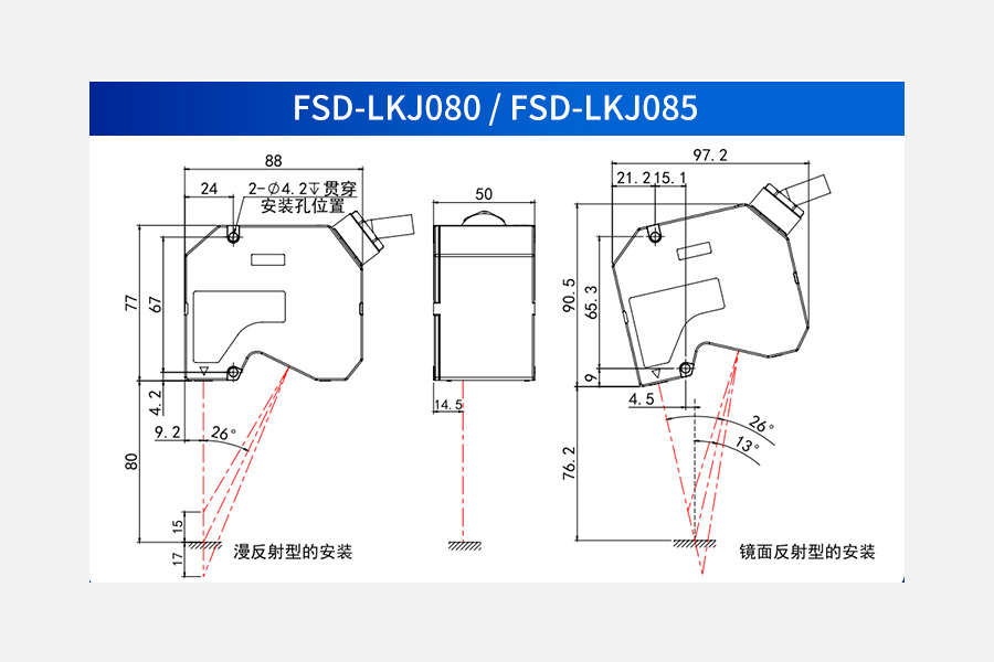 新品推荐|速度与精度兼得，FSD-LKJ 系列激光位移传感器为您而来