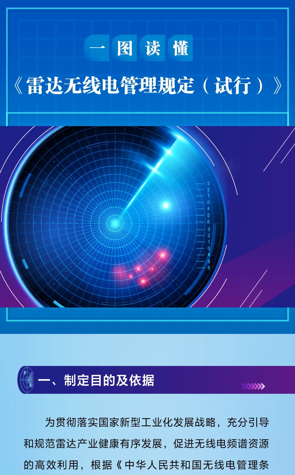 工信部印发《雷达无线电管理规定（试行）》，自明年1月1日起施行