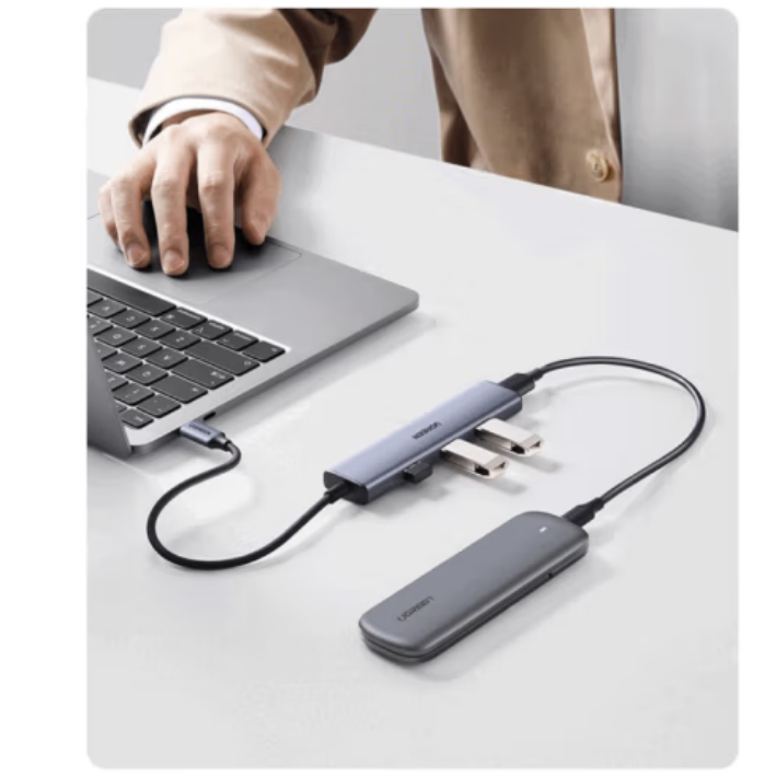 绿联20841-TYPE-C转USB3.0集线器 15厘米线长