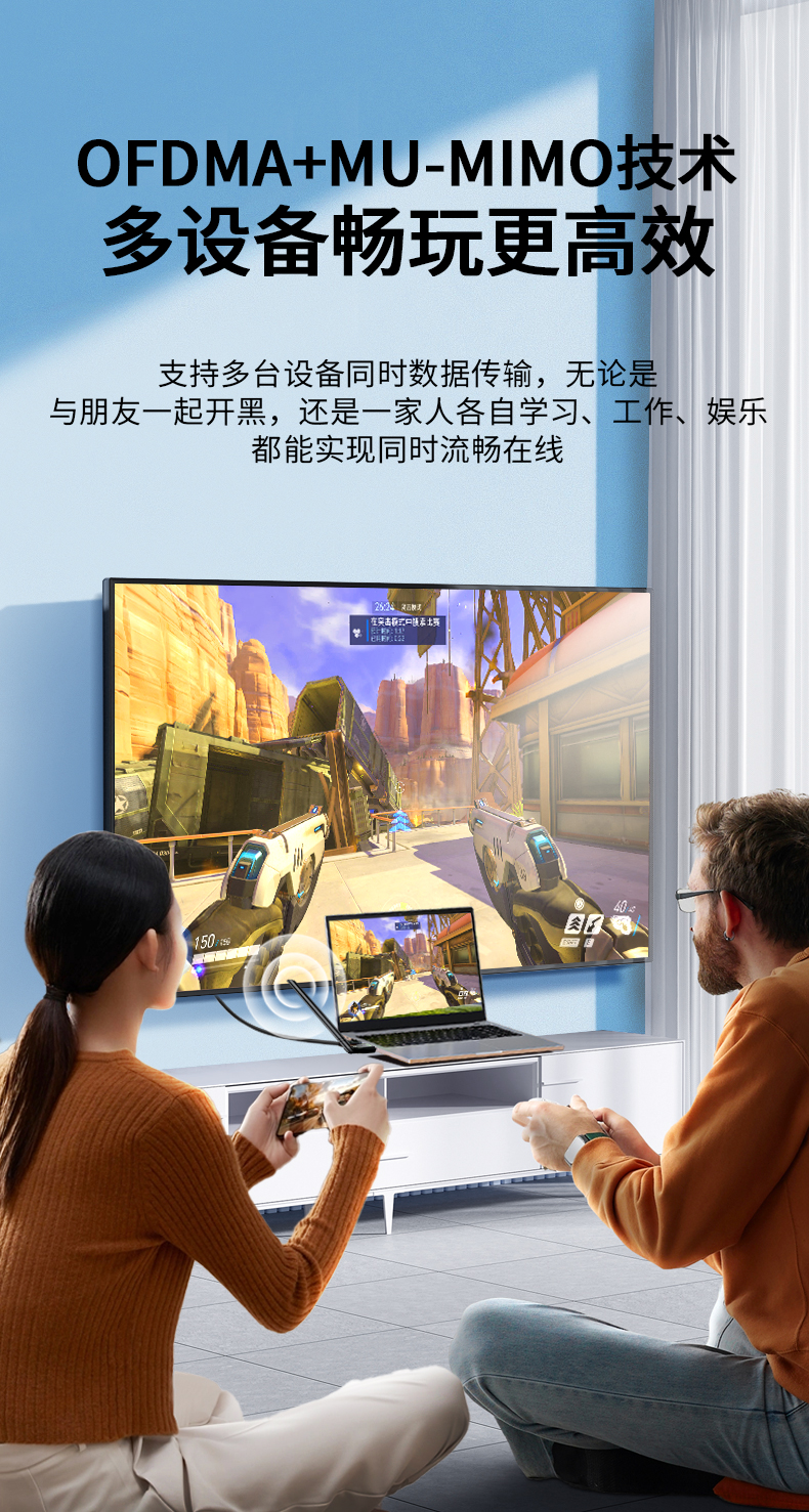 【N533】晶华USB无线网卡（650M单天线）2.4G+5G