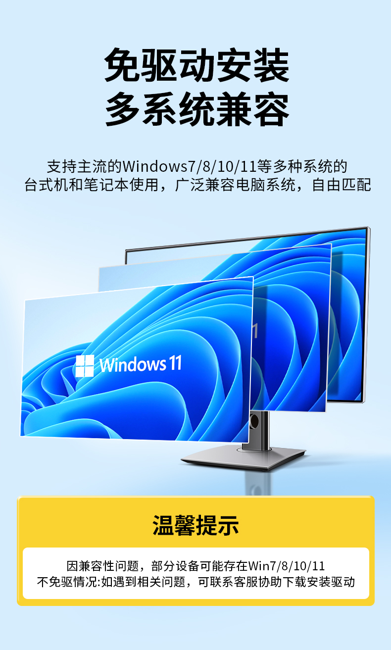 【N533】晶华USB无线网卡（650M单天线）2.4G+5G
