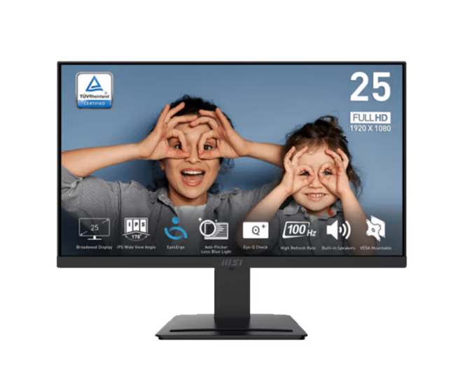 微星MP253-100HZ-IPS-内置音响显示器