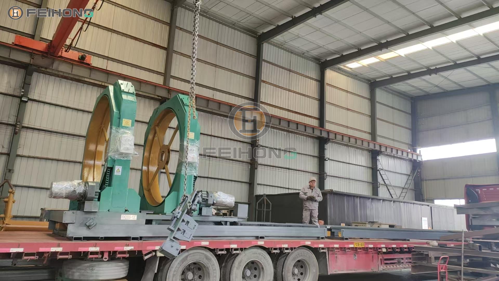喜訊！熱烈慶祝飛宏1套數(shù)控鋼筋加工設(shè)備裝車(chē)完畢順利發(fā)出