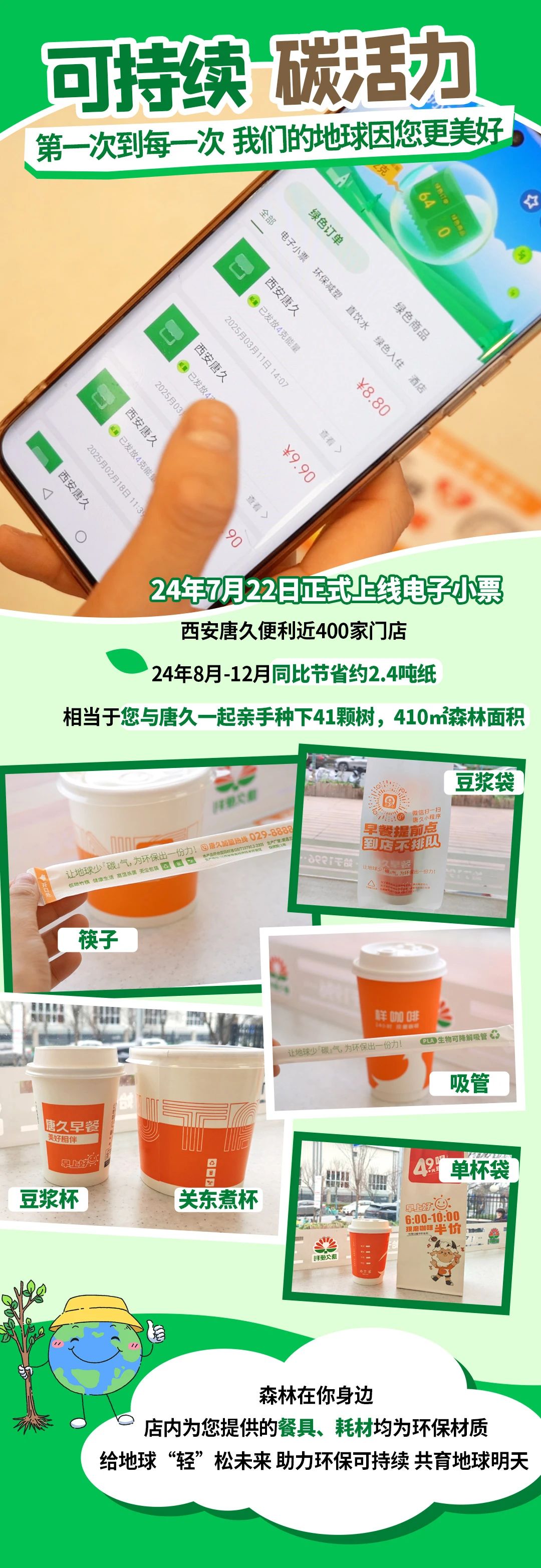 碳活力 | 唐久與您一起“植樹造林”！
