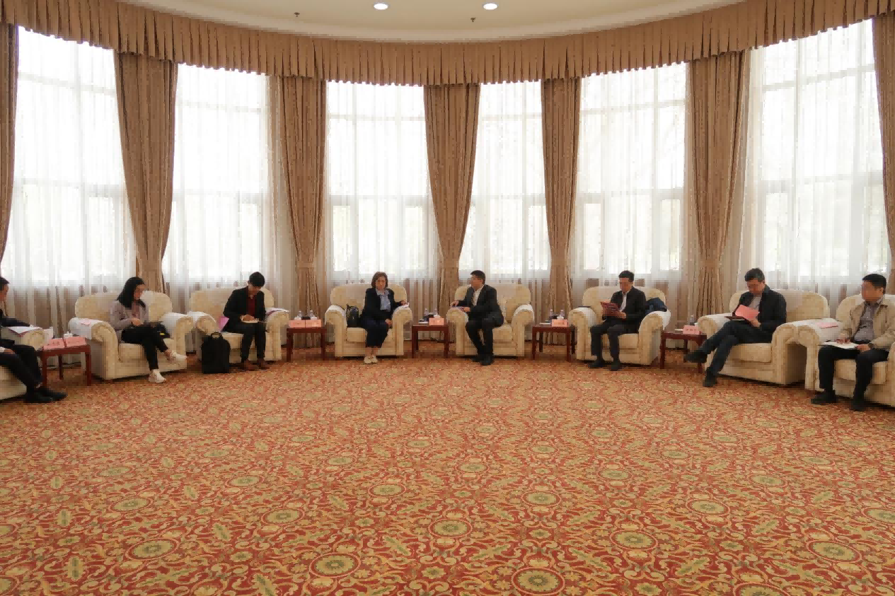 何斌会长会见泰国农业部及亚洲国际贸易投资商会代表团
