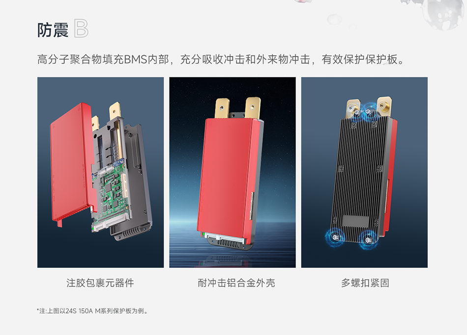 达锂PACK并联保护板｜专利15A限流防护｜3~24S全兼容｜蓝牙/NTC智控｜模块化扩容