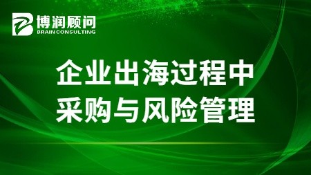 企业出海过程中采购与风险管理
