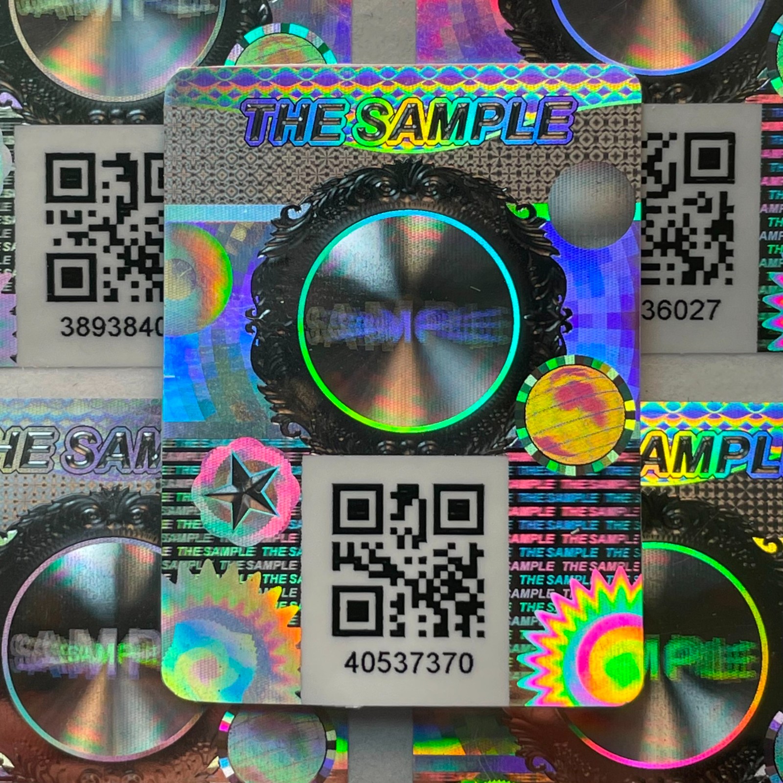 一次性防揭激光防伪标签 一次性防揭激光防伪标签
