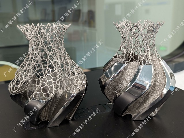 广州赛隆3D金属打印钛合金花瓶快速成型技术工业级增材制造服务