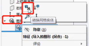 转换网格实体 转换网格实体