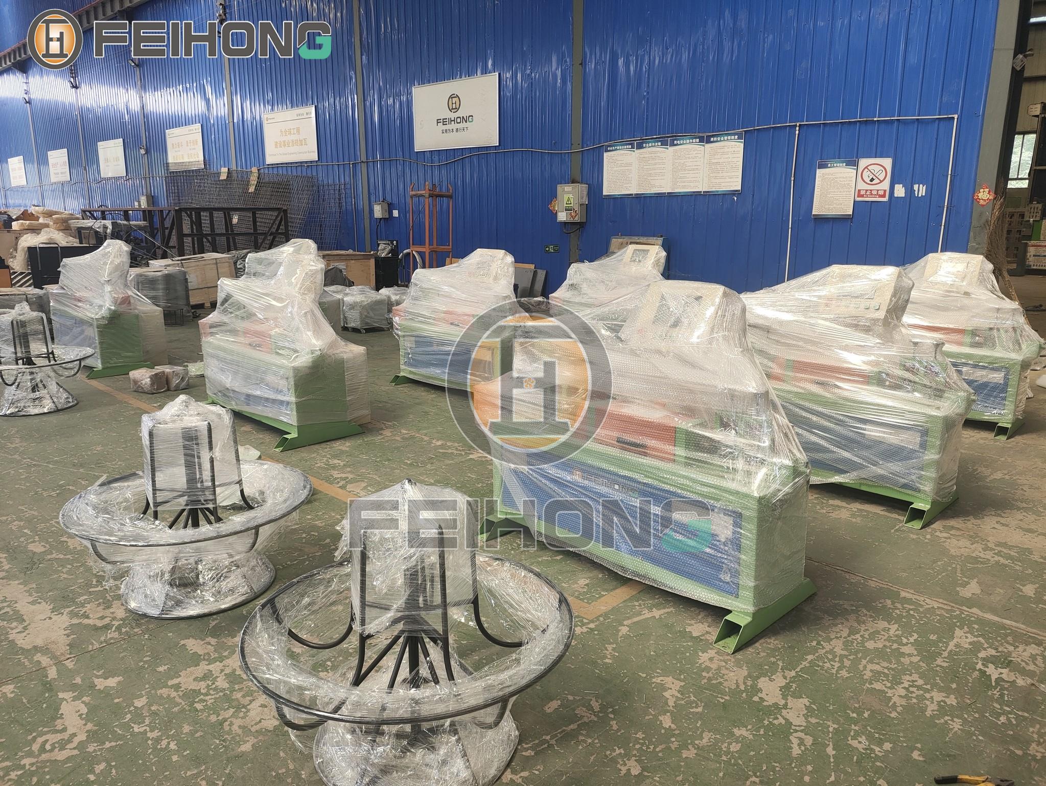 飞宏9套智能钢筋加工设备助力施工项目建设