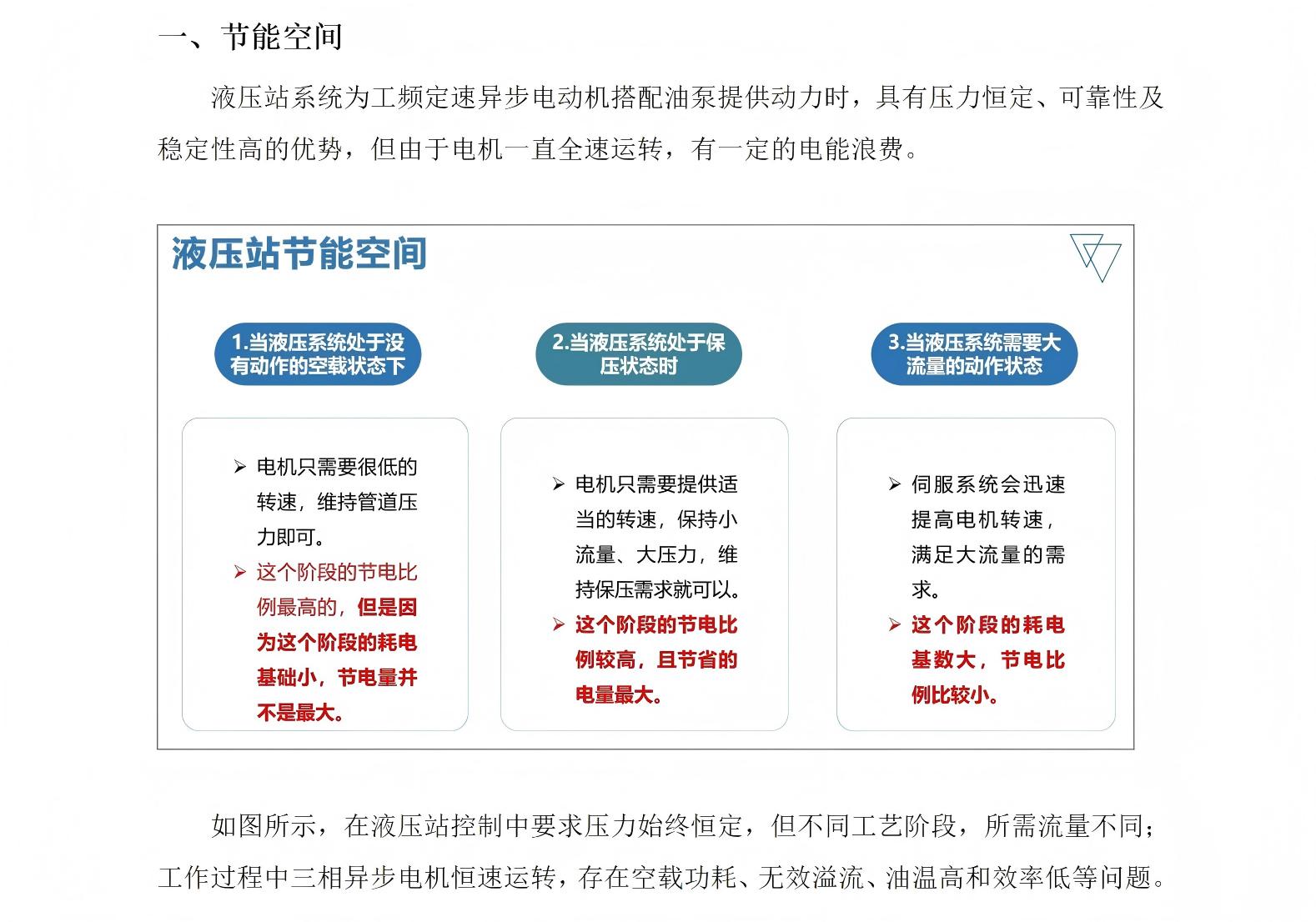 压铸机液压机节能方案