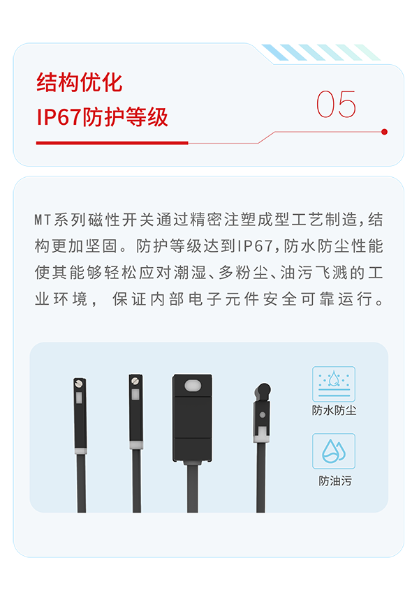 磁性开关MT系列：无触点磁感技术，精准定位，快速响应，寿命长