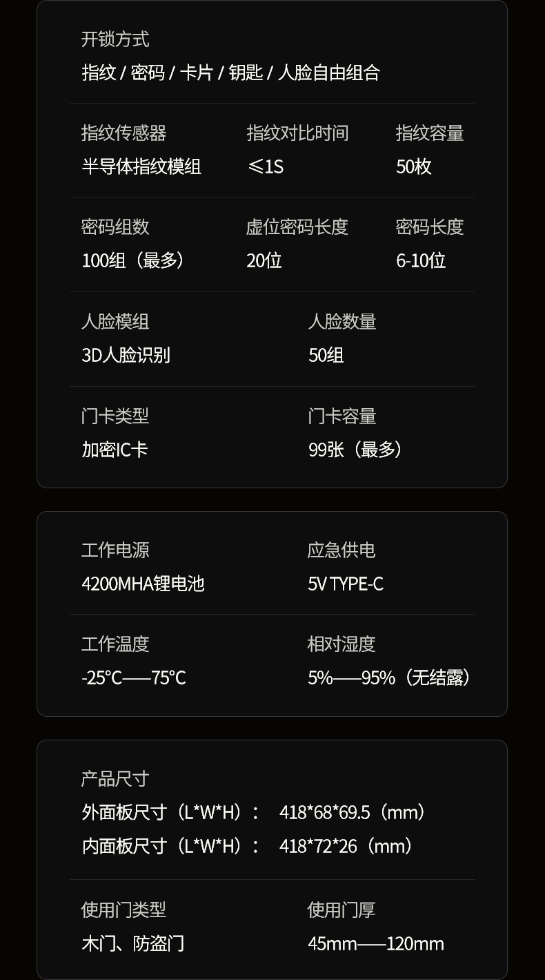 A77智能门锁