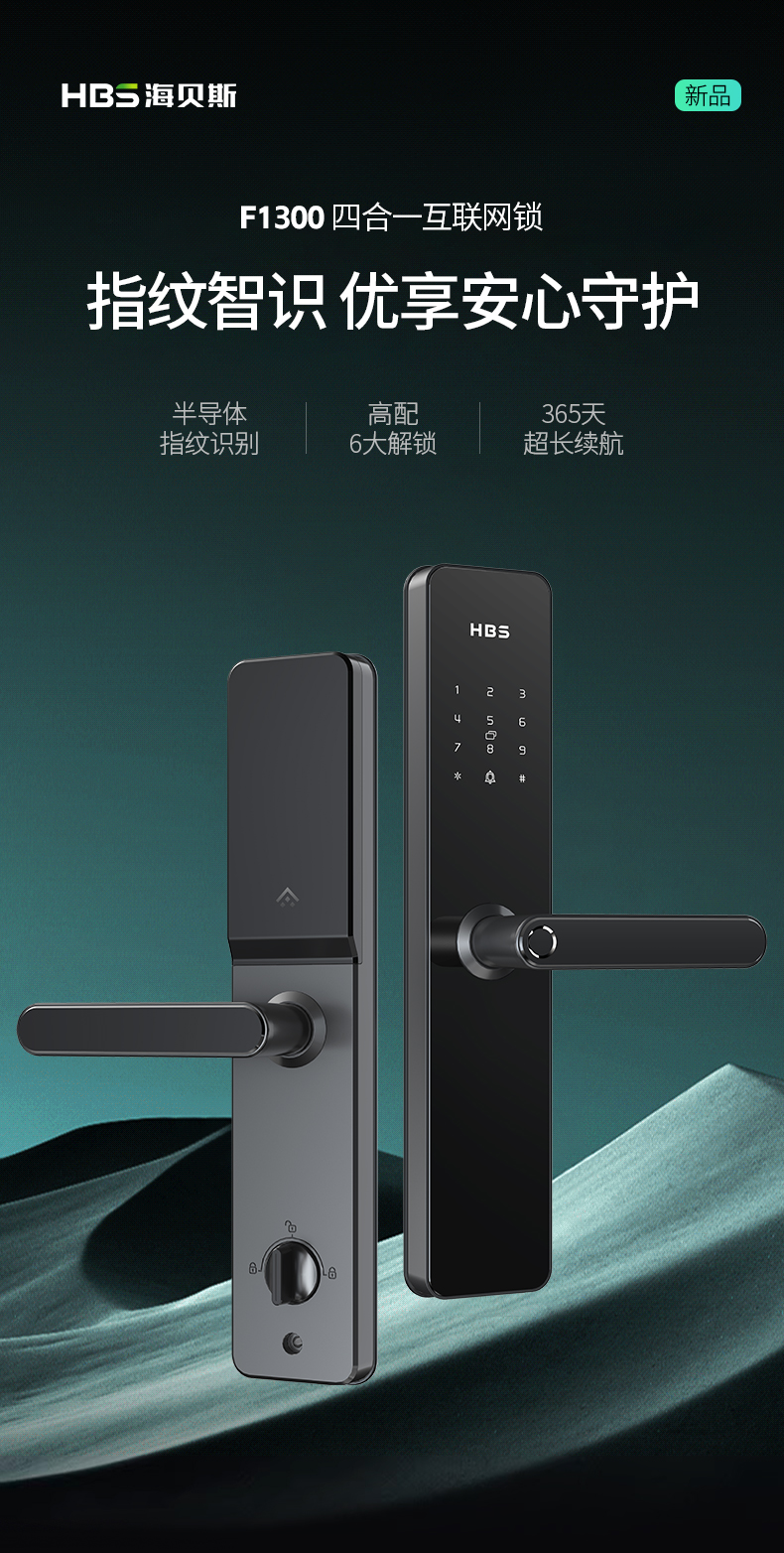 F1300智能门锁