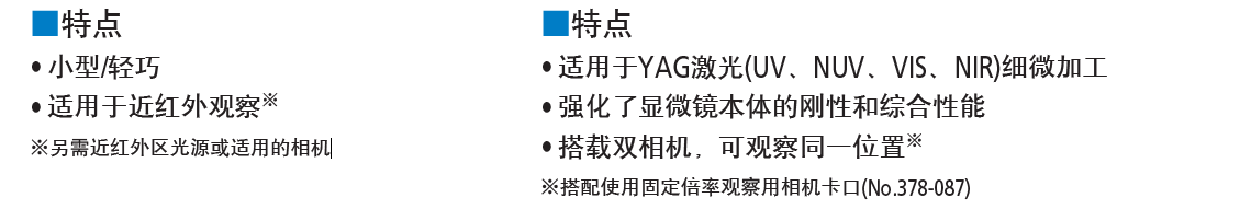 显微镜筒视频显微镜系统 VMU 378 系列